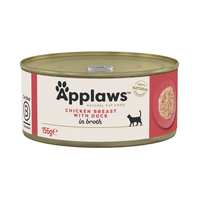 Applaws Cat Tin Chicken Breast with Duck 24x156g